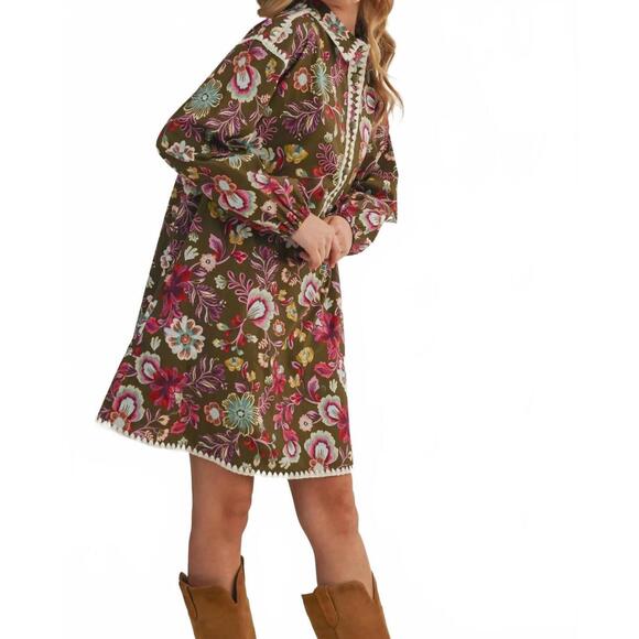 NEW &MERCI sarah dress in brown - Picture 2 of 5